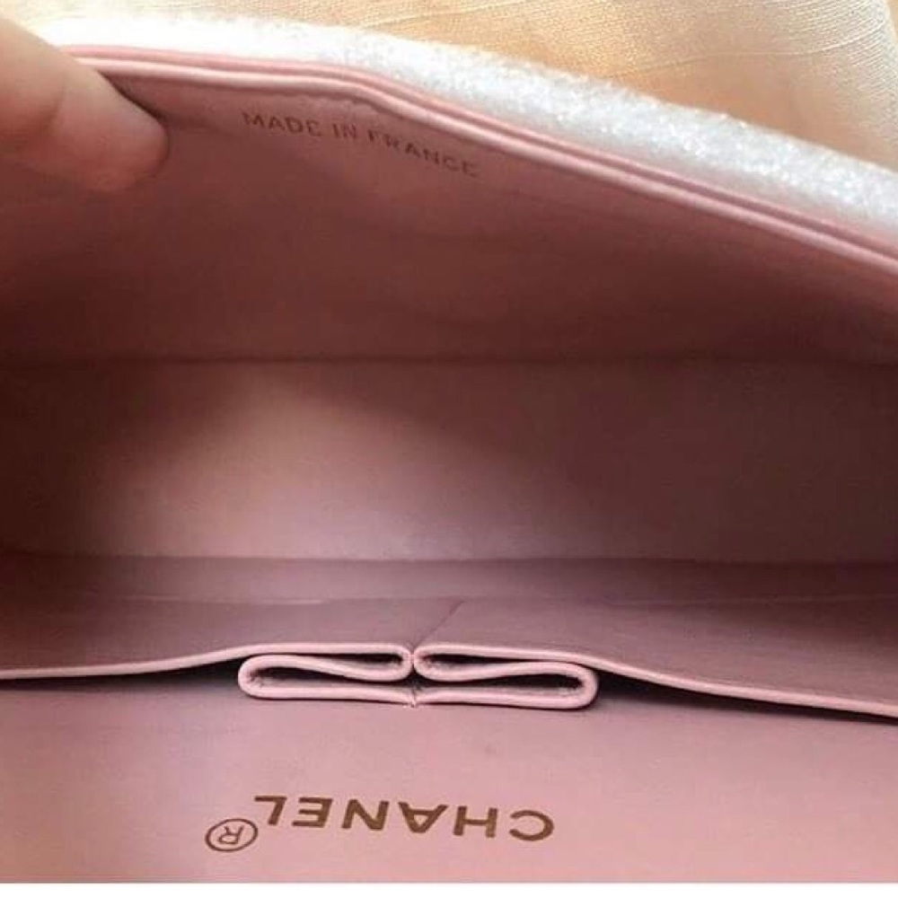 ❌SOLD❌ Vintage Chanel Medium M/L Classic Flap pink - Picture 6 of 14